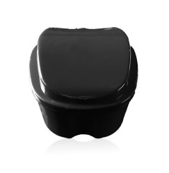 Container for cleaning curlers, cutters, tools "Disinfection box" / black