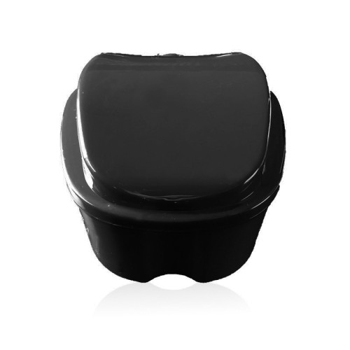 Container for cleaning curlers, cutters, tools "Disinfection box" / black