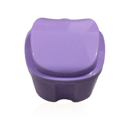 Container for cleaning curlers, cutters, tools "Disinfection box" / purple