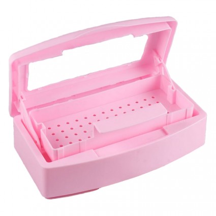 Container for sterilizing and soaking instruments, 500 ml / pink