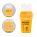 Container for disposal of consumables, needles, blades / yellow