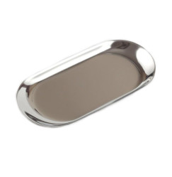 Container tray for tools and other things, long / silver