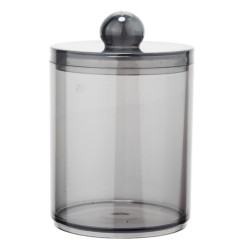 Container organizer for cotton swabs (disks) round mini / black