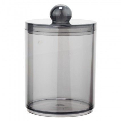 Container organizer for cotton swabs (disks) round mini / black