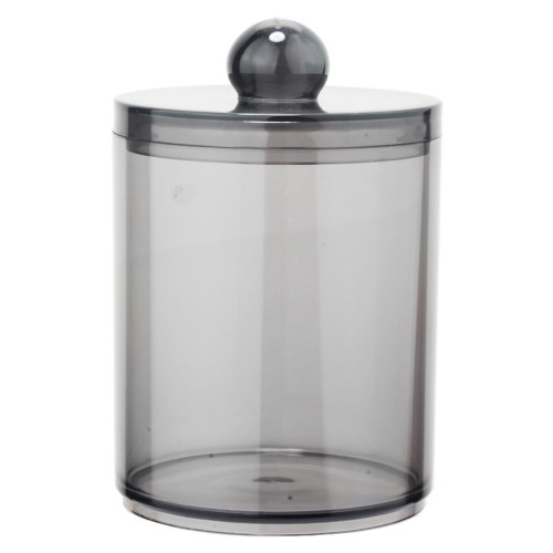 Container organizer for cotton swabs (disks) round mini / black