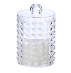 Container organizer for cotton swabs (disks) round mini - diamond series