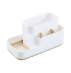Container (organizer) cosmetics plastic / white-powder