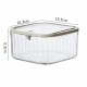 Simple Life Transparent Container with Flip Lid - Mini