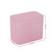 Rectangular plastic container with two compartments / black