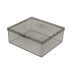 Rectangular plastic container ONE compartment / black