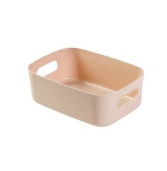 Storage Basket with Handles - Beige Mini