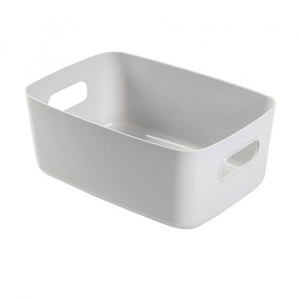 Storage Basket with Handles - Gray Large
