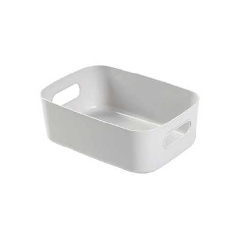 Storage Basket with Handles - Mini Grey
