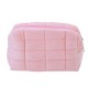 Velvet Plush Cosmetic Bag - Pink