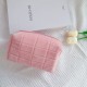 Velvet Plush Cosmetic Bag - Pink