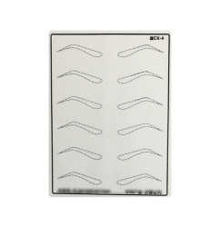 Silicone training mat / eyebrow stencil / CX-4, 1 pc.