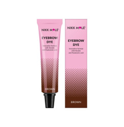 Farba do brwi i rzęs Nikk Mole, 15 ml / Brown / TUBE