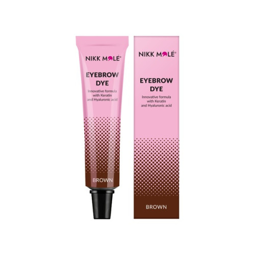 Farba do brwi i rzęs Nikk Mole, 15 ml / Brown / TUBE