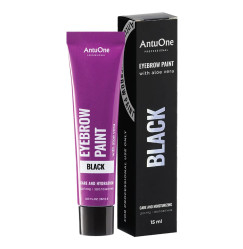 Фарба для брів AntuOne/Eyebrow Paint with Aloe Vera/Black, 15 мл (туба)