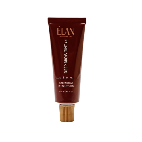 Eyebrow tint ELAN - DEEP BROW TINT 2.0 | 20 ml - 03 Black (in a tube)