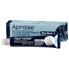 Eyebrow and eyelash dye Apraise Blue Black 2 / tube, 20 ml