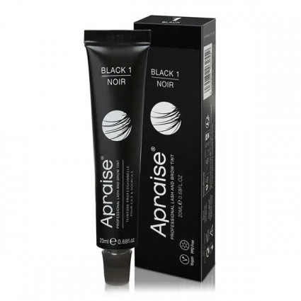Фарба для брів та вій Apraise Vegan   PPD Free / BLACK 1 / NOIR, 20 мл
