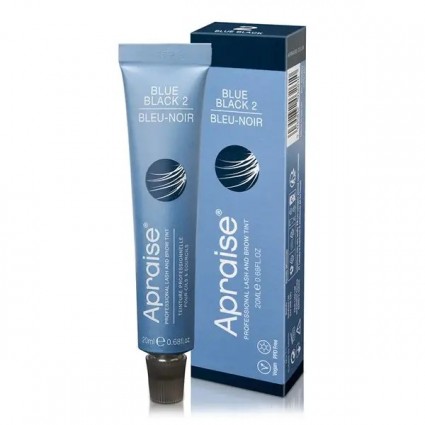 Eyebrow and eyelash dye Apraise Vegan & PPD Free / BLUE BLACK 2 / BLEU-NOIR / tube, 20 ml