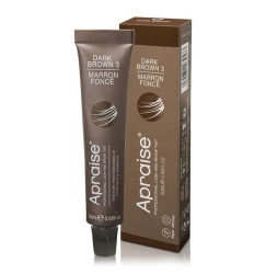Фарба для брів та вій Apraise Vegan   PPD Free / DARK BROWN 3 / MARRON FONCE / туба, 20 мл