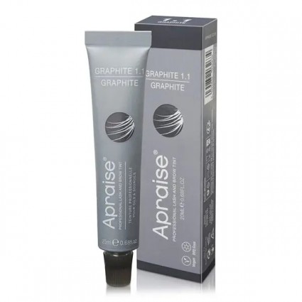Фарба для брів та вій Apraise Vegan   PPD Free / GRAPHITE 1.1 / GRAPHITE / туба, 20 мл
