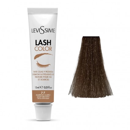 Eyebrow and eyelash dye LeviSsime - Lash Color - No. 7-7 Light Brown (light brown), 15 ml