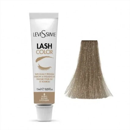 Краска для бровей и ресниц LeviSsime - Lash Color - № 8 Blond (блонд), 15 мл
