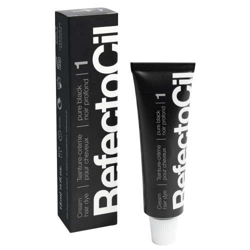Краска для бровей и ресниц RefectoCil - №1 Pure Black, 15 мл