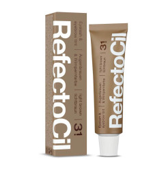 Farba do brwi i rzęs RefectoCil - No. 3.1 Jasny Brąz, 15 ml