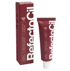 Farba do brwi i rzęs RefectoCil - nr 4 Kasztan, 15 ml