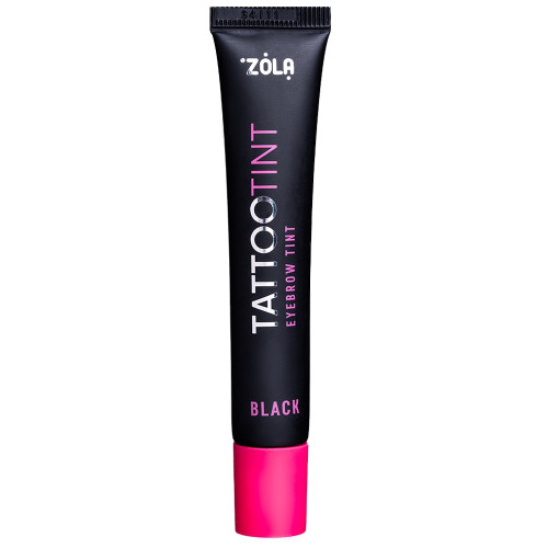 Eyebrow and eyelash paint ZOLA / TATTOO TINT / Black, 15 ml