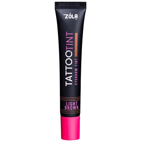 Eyebrow and eyelash paint ZOLA / TATTOO TINT / Light Brown, 15 ml