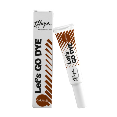 Краска для бровей прямого действия Thuya - Let`s Go Dye - CARAMEL, 14 мл