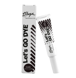 Farba do brwi Thuya - Let`s Go Dye o bezpośrednim działaniu - DARK CHOCOLATE, 14 ml