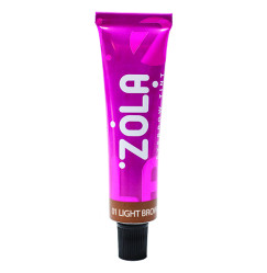 Farba do brwi z kolagenem ZOLA Eyebrow Tint, 15 ml / 01 Jasny brąz/ TUBE