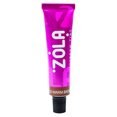 Краска для бровей с коллагеном ZOLA Eyebrow Tint, 15 мл / 02 Warm brown  / ТУБА