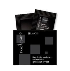 Фарба - тинт для брів та вій Ekko Beauty GRADIENT EFFECT / Black, САШЕ