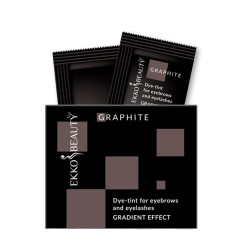 Фарба - тинт для брів та вій Ekko Beauty GRADIENT EFFECT / Graphite, САШЕ