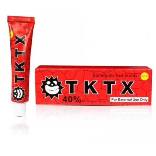 Anesthetic cream TKTX 40% / red, 10 g
