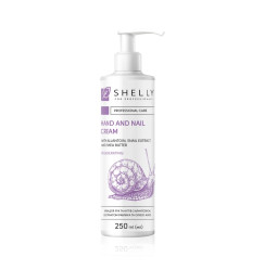 Shelly Hand and Nail Cream with Allantoin, Snail Extract and Shea Butter, 250 ml