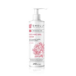 Крем для рук и ногтей Shelly с коллагеном, эластином и экстрактом пиона, 250 мл