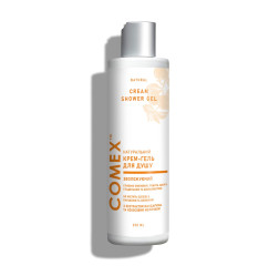 COMEX Moisturizing Shower Cream Gel with Mandarin Extract and Coconut Milk, 250 ml