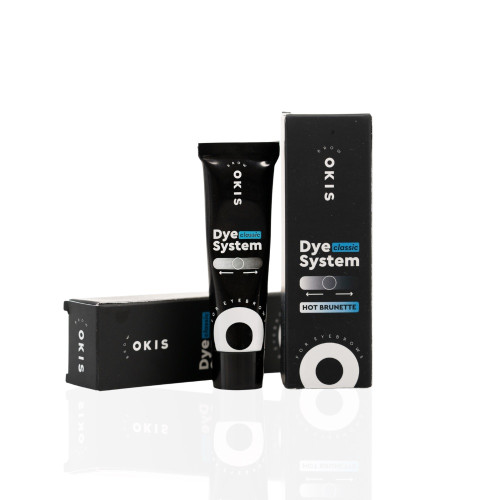 Крем-краска для бровей Okis Brow - Classic Dye System - HOT BRUNETTE - туба, 15 мл