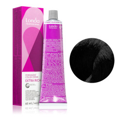 Cream hair dye Londa Professional - LondaColor Permanent - 2/0, 60 ml