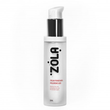 Крем праймер з гіалуроновою кислотою ZOLA CREAM PRIMER WITH HYALURONIC ACID, 50 мл