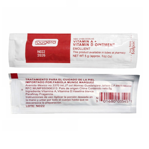 Fougera Vitamin A + Vitamin D Ointment, 5 g, post-tattoo healing cream
